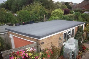 Garage roof in Trafford Park, Manchester felted by Roof Repairs Manchester