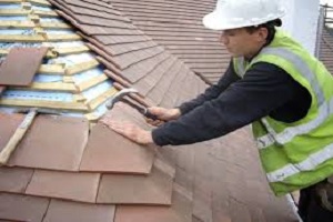 New tiled roofs in Monton, Manchester