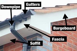 Fascias and New Gutters fitted, repaired, re-newed Manchester